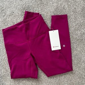 Lululemon Wunder Train Leggings - 25” - Fuschia Pink